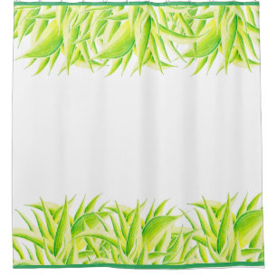 Zebra Iris sur un rideau de douche