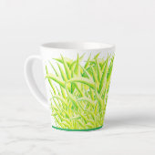Zebra Iris sur une petite Mug Latte (Angle gauche)