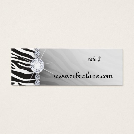 Zebra Jewelry Hang Tag Mode (Devant)