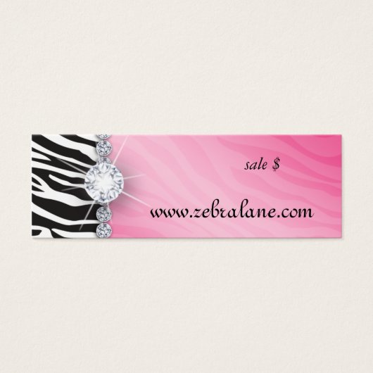 Zebra Jewelry Hang Tag Mode (Devant)