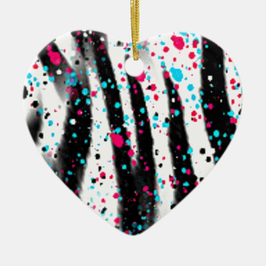 Zebra Keramisch Ornament (Voorkant)
