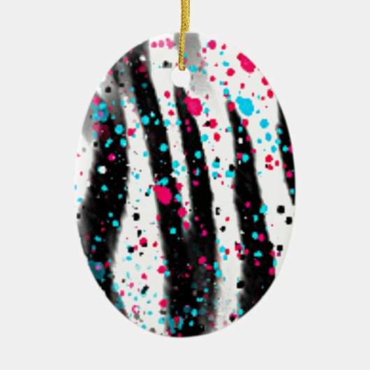 Zebra Keramisch Ornament (Voorkant)