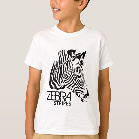 Zebra Kinder Shirt (Voorkant)