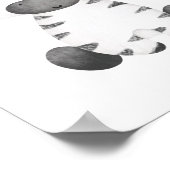 Zebra-kinderposter voor kids kamer poster (Hoek)