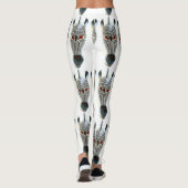 zebra-kop leggings (Achterkant)