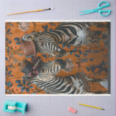  Zebra Koppel Decoupage Tissuepapier (Craft)