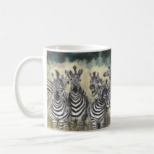 Zebra lachen - Een vrolijk hart Koffiemok