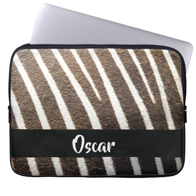 Zebra Laptop Sleeve (Voorkant)