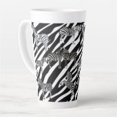 Zebra Latte Mug (Angle gauche)