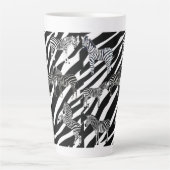 Zebra Latte Mug (Devant)