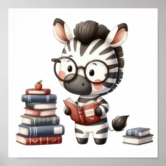 Zebra leesboeken. poster (Voorkant)