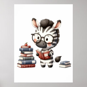 Zebra leesboeken. poster