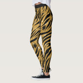 Zebra Leggings femmes, Gold Parties scintillant Lo (Gauche)