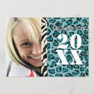 Zebra Leopard Print, Afstuderen aankondiging