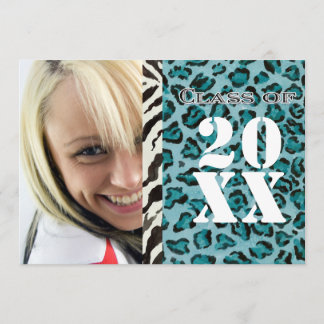 Zebra Leopard Print, Afstuderen aankondiging