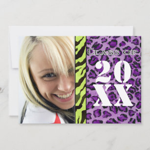 Zebra Leopard Print, Afstuderen aankondiging