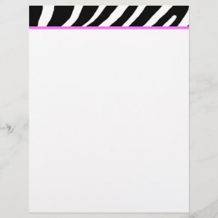 Zebra Letterhead