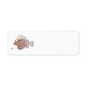 ZEBRA LIONFISH ETIKET (Voorkant)