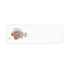 ZEBRA LIONFISH ETIKET