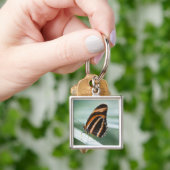 Zebra Long Wing Butterfly Sleutelhanger (Hand)