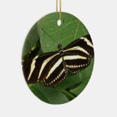 Zebra Longwing Butterfly Ornament (Rechts)