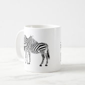 Zebra Love Koffiemok (Voorkant links)