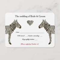 Zebra Love RSVP