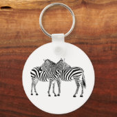 Zebra Love Sleutelhanger (Voorkant)