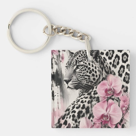 Zebra Love Sleutelhanger (voorkant)
