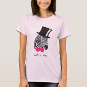 Zebra love slogan Hipster Zebra T-shirt (Voorkant)
