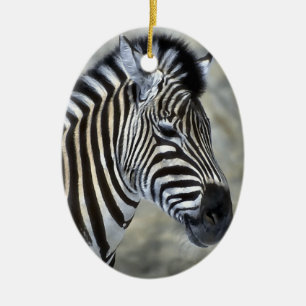 Zebra Lovers Art kerstversiering Keramisch Ornament