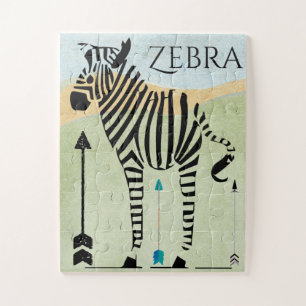 Zebra Lovers Gifts Legpuzzel