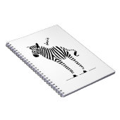 Zebra Lovers Gifts Notitieboek (Rechterzijde)
