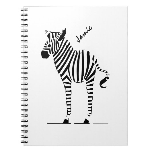 Zebra Lovers Gifts Notitieboek (Voorkant)