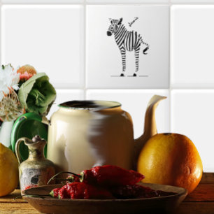 Zebra Lovers Gifts Tegeltje