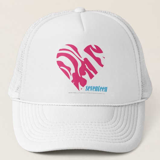 Zebra Magenta 2 Trucker Pet (Voorkant)