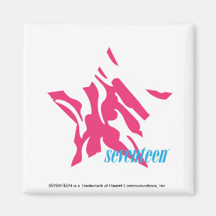 Zebra Magenta 4 Magneet