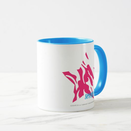 Zebra Magenta 4 Mok (Voorkant rechts)