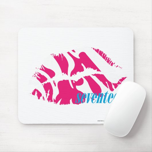 Zebra Magenta Muismat (Met muis)