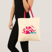 Zebra Magenta Tote Bag (Voorkant (product))