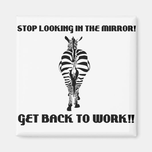 zebra magneet (Voorkant)