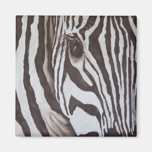 Zebra Magnet Magneet (Voorkant)