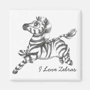 Zebra Magnet Magneet