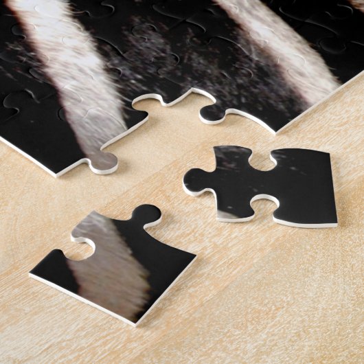 Zebra Mam & Foal, Jigzaag Puzzle Legpuzzel (Zijkant)