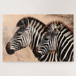 Zebra Mam & Foal, Jigzaag Puzzle Legpuzzel