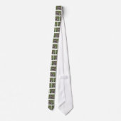 Zebra Mannen Necktie Stropdas (Achterkant)
