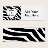 Zebra Mariage (Devant & derrière)