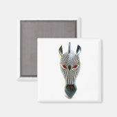 zebra maskermagneet magneet (Voorkant / Achterkant)