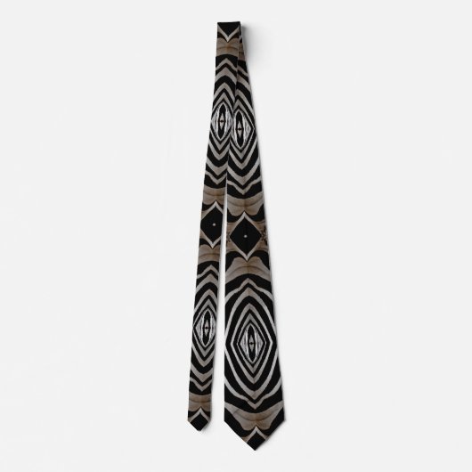 Zebra Masquer le Cravate de design (Dos)