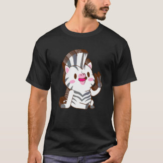 Zebra Meerdere Lagen Vrede Ontspannen Schattig Est T-shirt